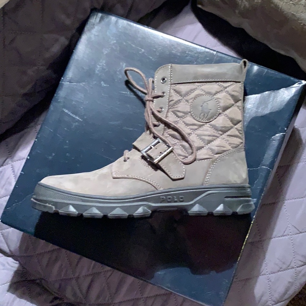 Charcoal grey boots